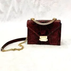 Whitney small hot sale leather shoulder bag